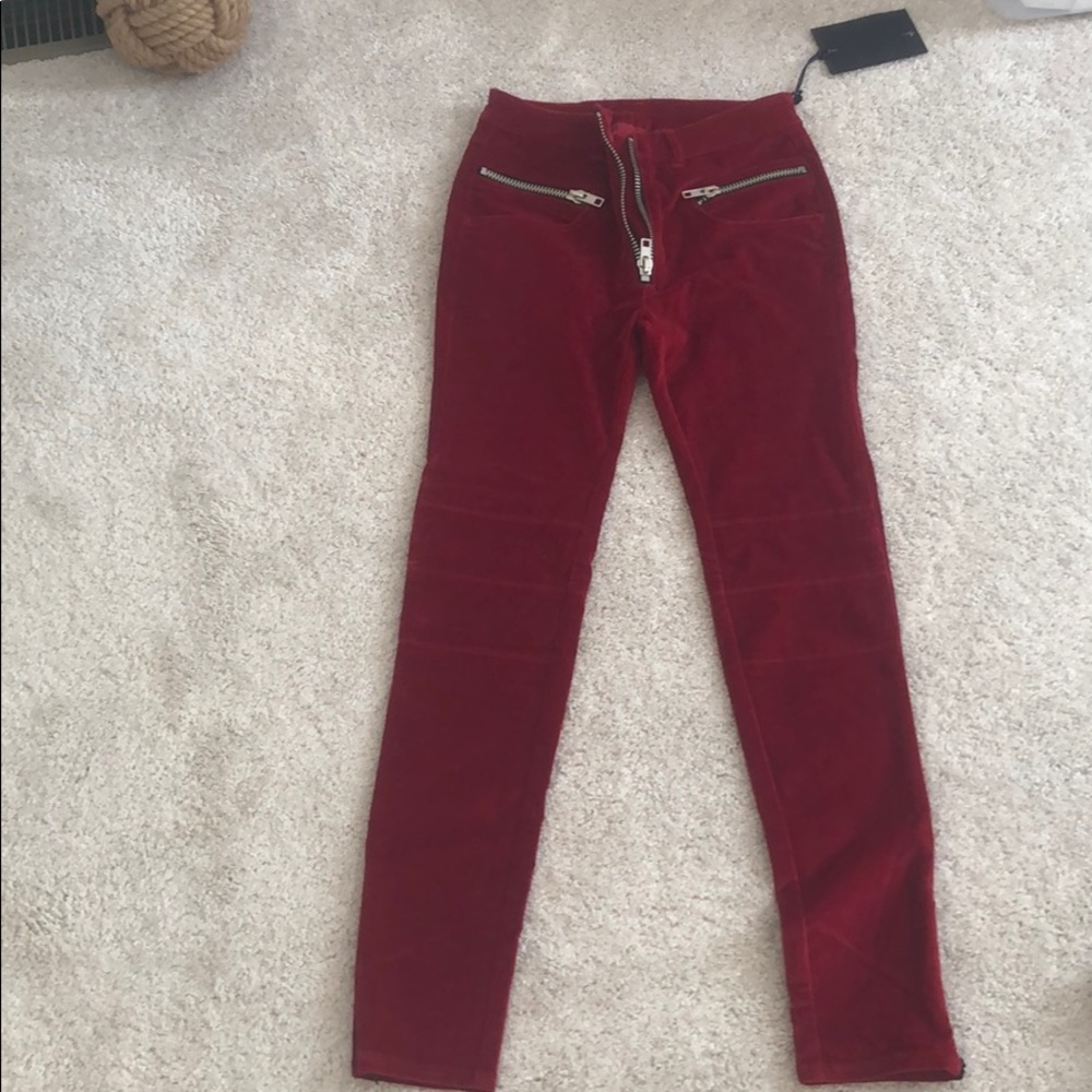 UNIF red velvet jeans